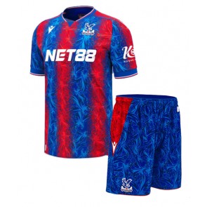 Crystal Palace Dětské Domácí dres komplet 2024-25 Krátký Rukáv (+ trenýrky)